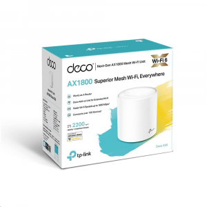 TP-Link Deco X20 AX1800 Mesh Wi-Fi 6 rendszer (1-pack)